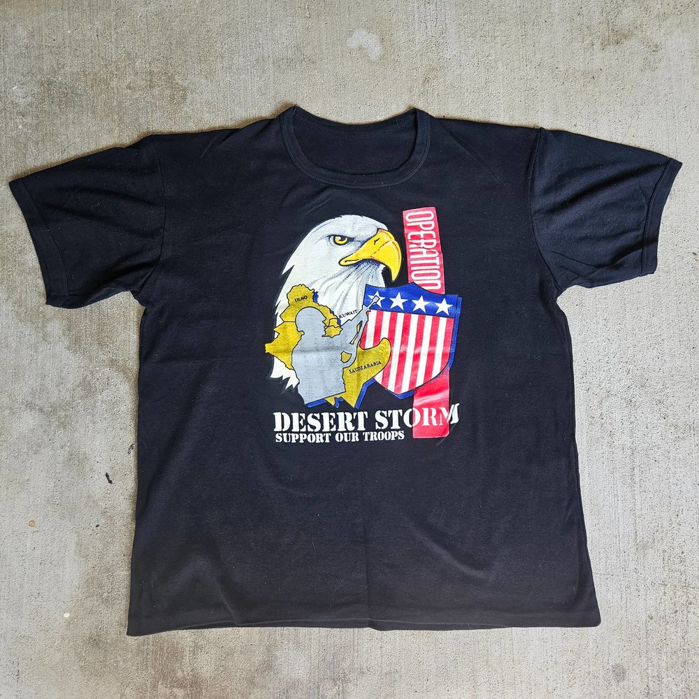 Hard Rock Cafe Operation Desert Storm Iraq Shirt Sz L